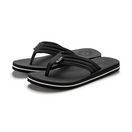 AUTHENTIC LE JOGGER Badelatsche, Flip Flop, Badepantolette, Badeschlappe, Sommerschuhe Badezehentrenner Pantolette, Zehentrenner mit ultraleichter Sohle Unisex VEGAN
