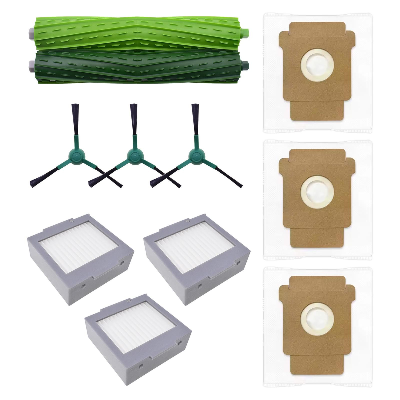 VERCO Reinigungsbürsten-Set Reinigungskit für iRobot, Roomba Max 705, (11-tlg), Ersatz Teile Set Wartungskit Filter Seitenbürste Zubehör Bürste