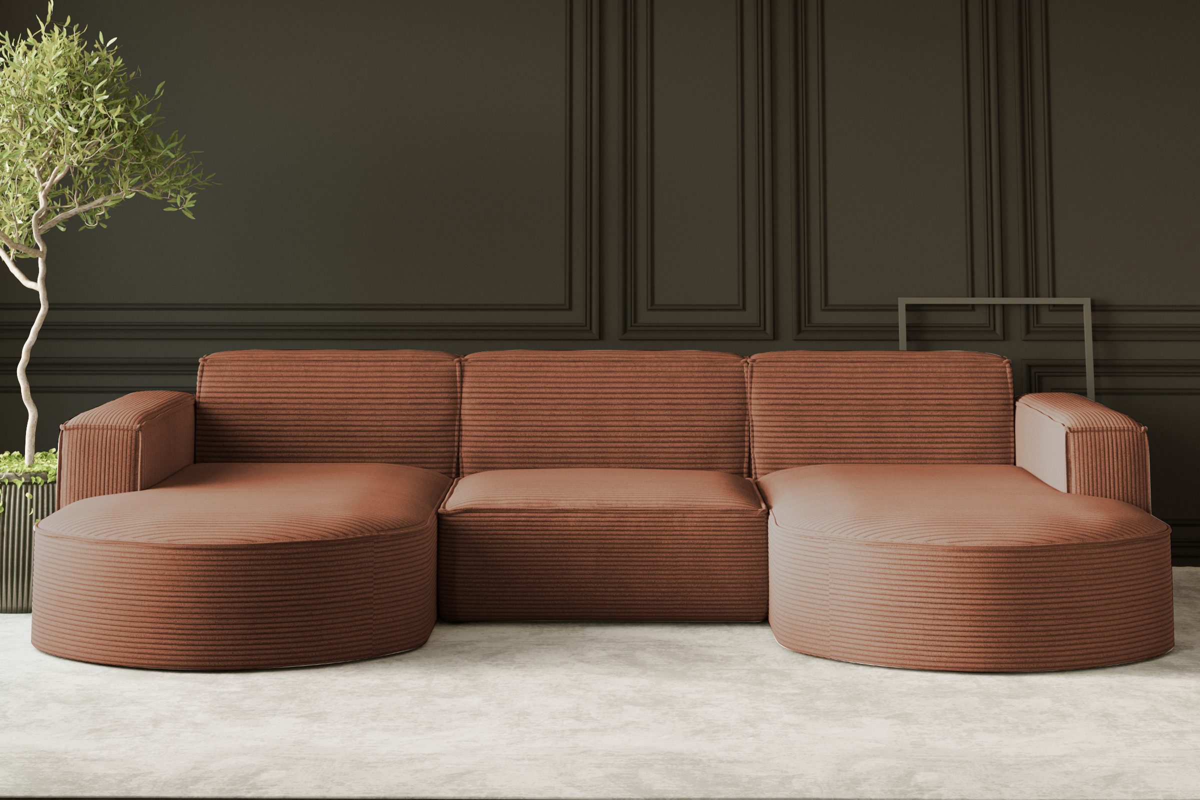 Kaiser Möbel Ecksofa Sofa U form, günstig online kaufen