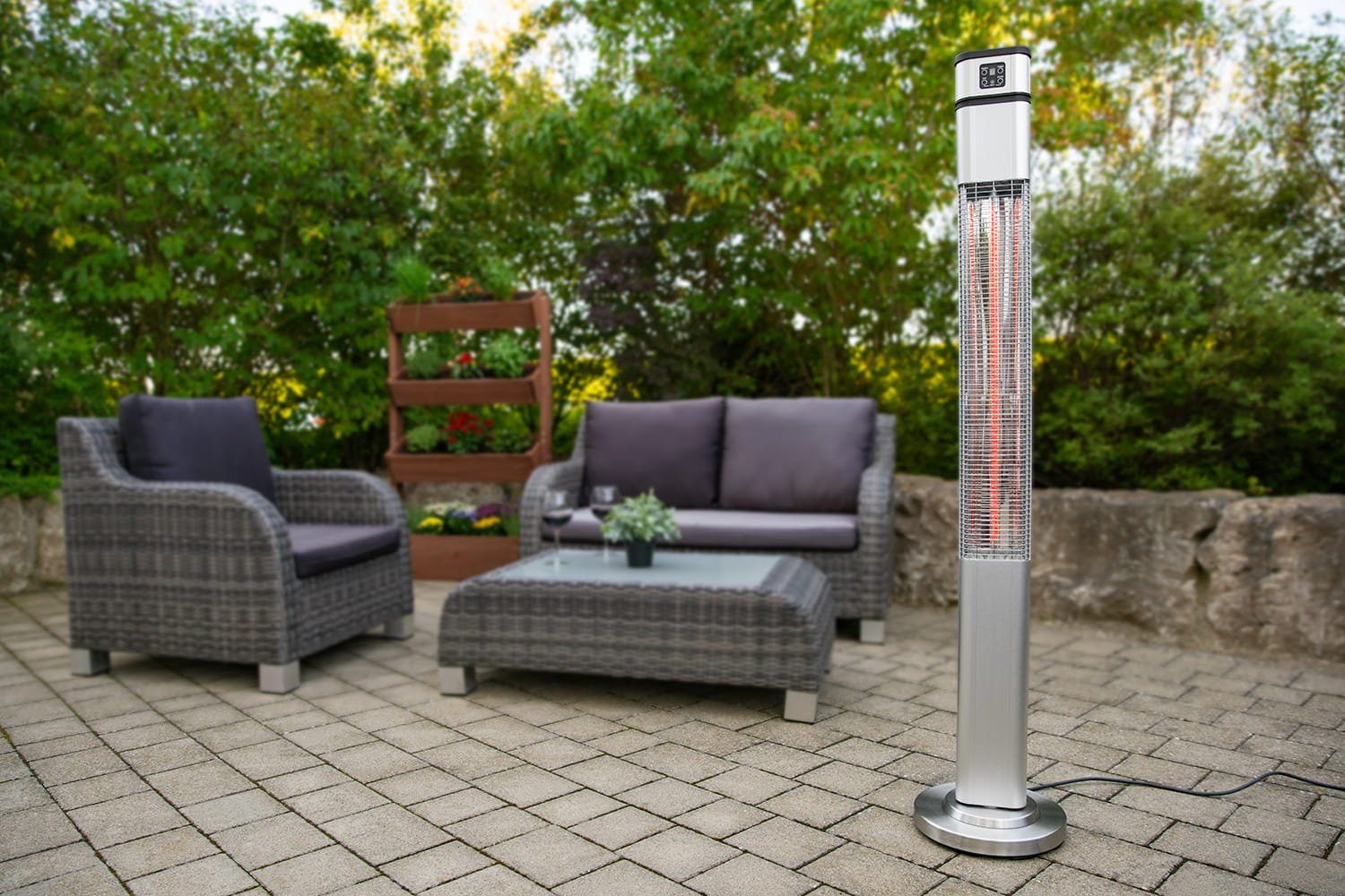 empasa Heizstrahler "TOWER UP", infrarot Heizstrahler inkl. Fernbedienung - günstig online kaufen