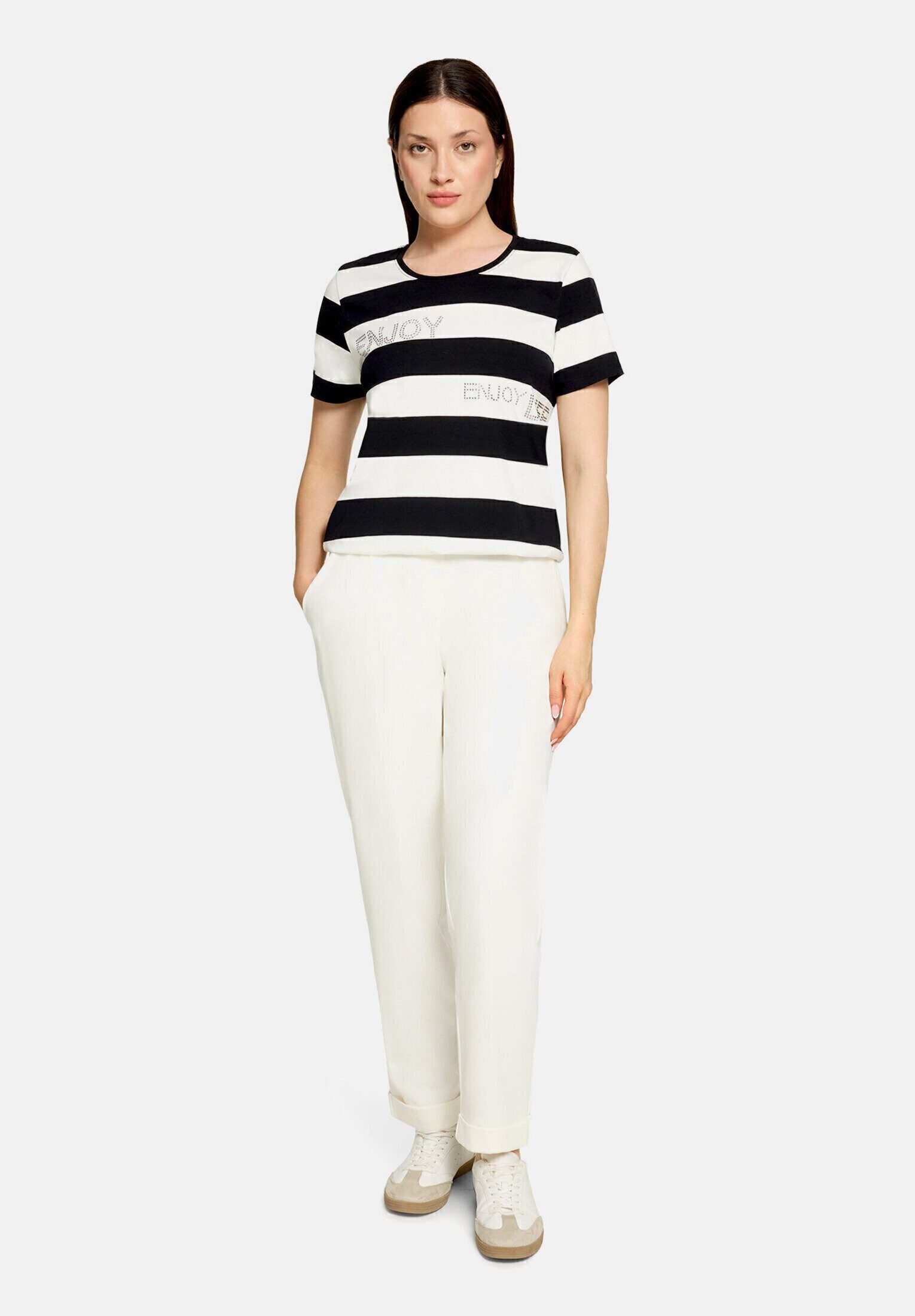 Betty Barclay Kurzarmshirt Damen mit Tunnelzug (1-tlg)
