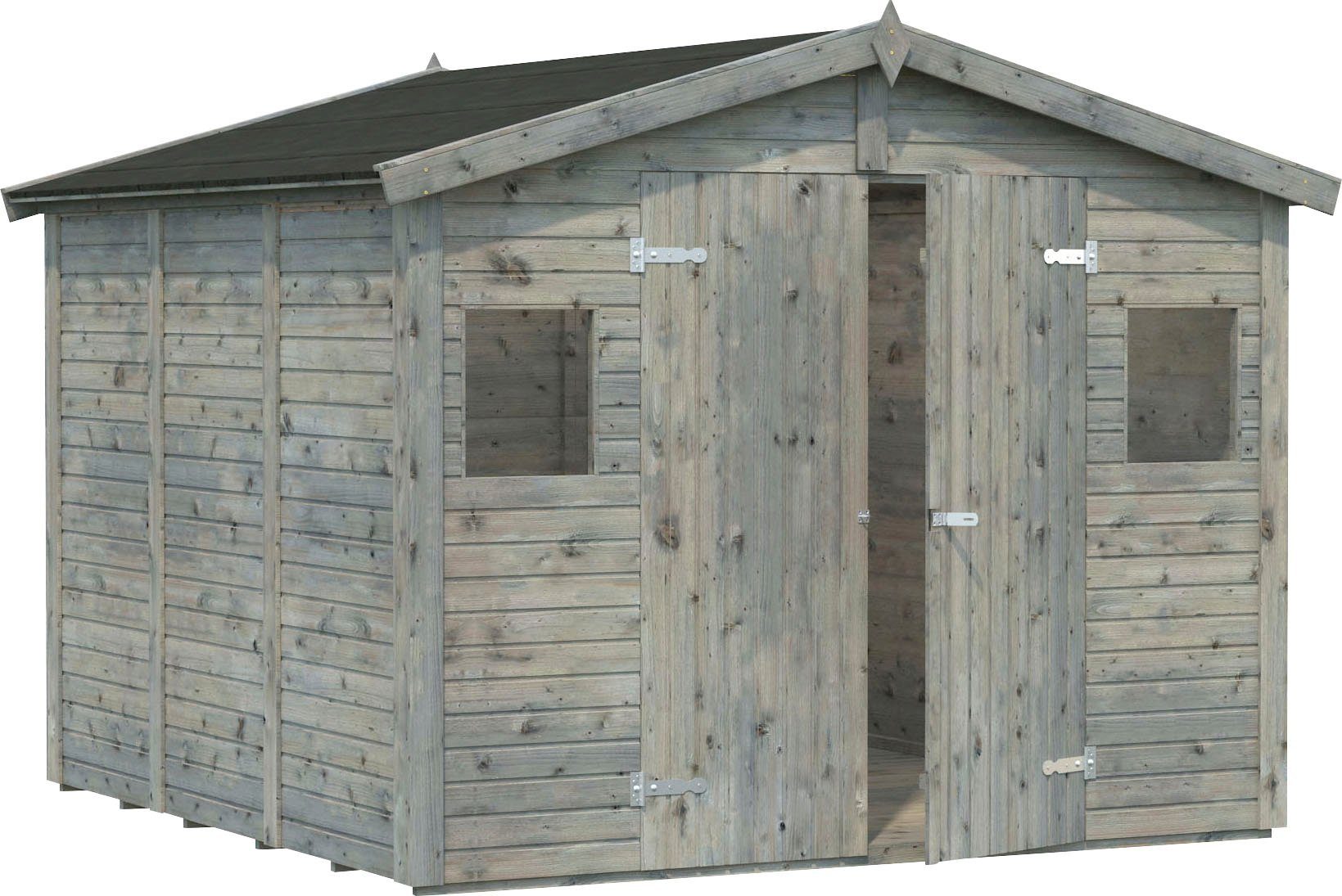 Palmako Gerätehaus Dan, BxT: 295x324 cm, grau