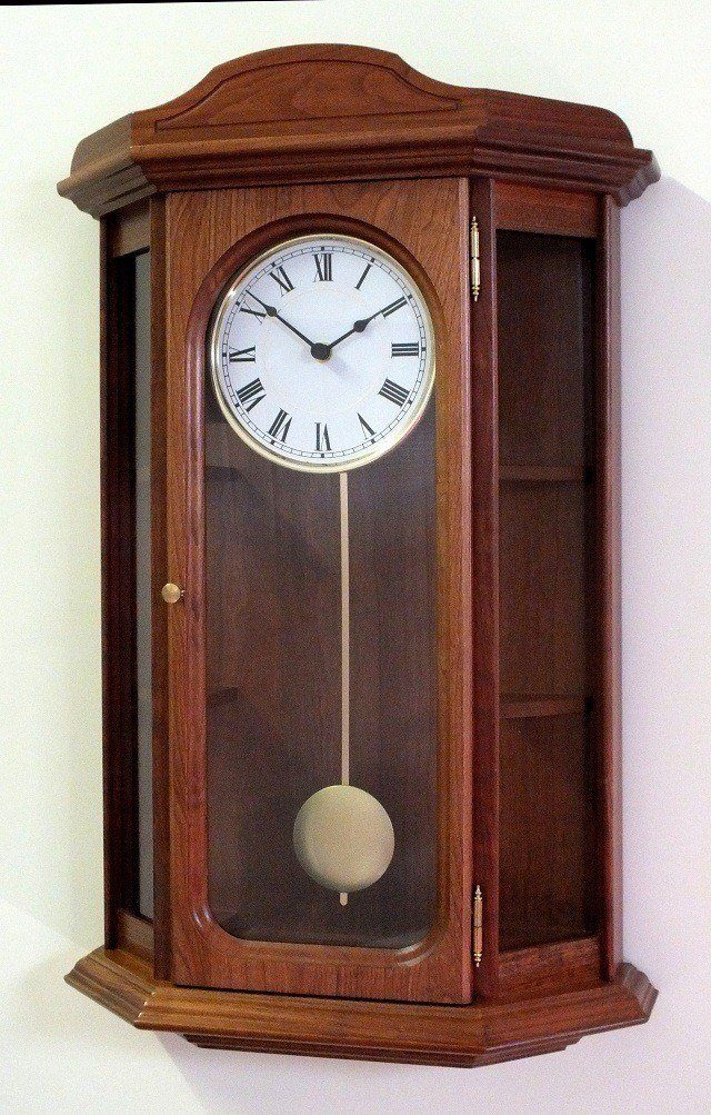 Pendel Uhr, mit Pendeluhr, Buche massiv "Huntingdonshire", Beauty.Scouts Wanduhr Wanduhr