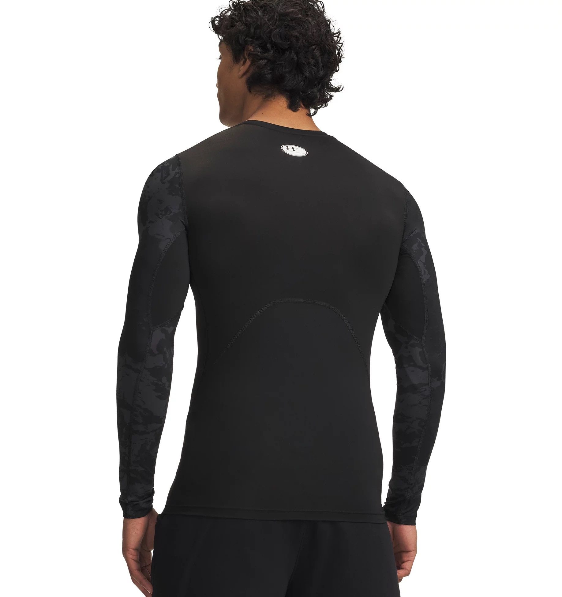 Under Armour® Trainingsshirt UA HG ARMOUR COMP CB LS atmungsaktiv, schnell trocknend, aus Polyester und Elasthan