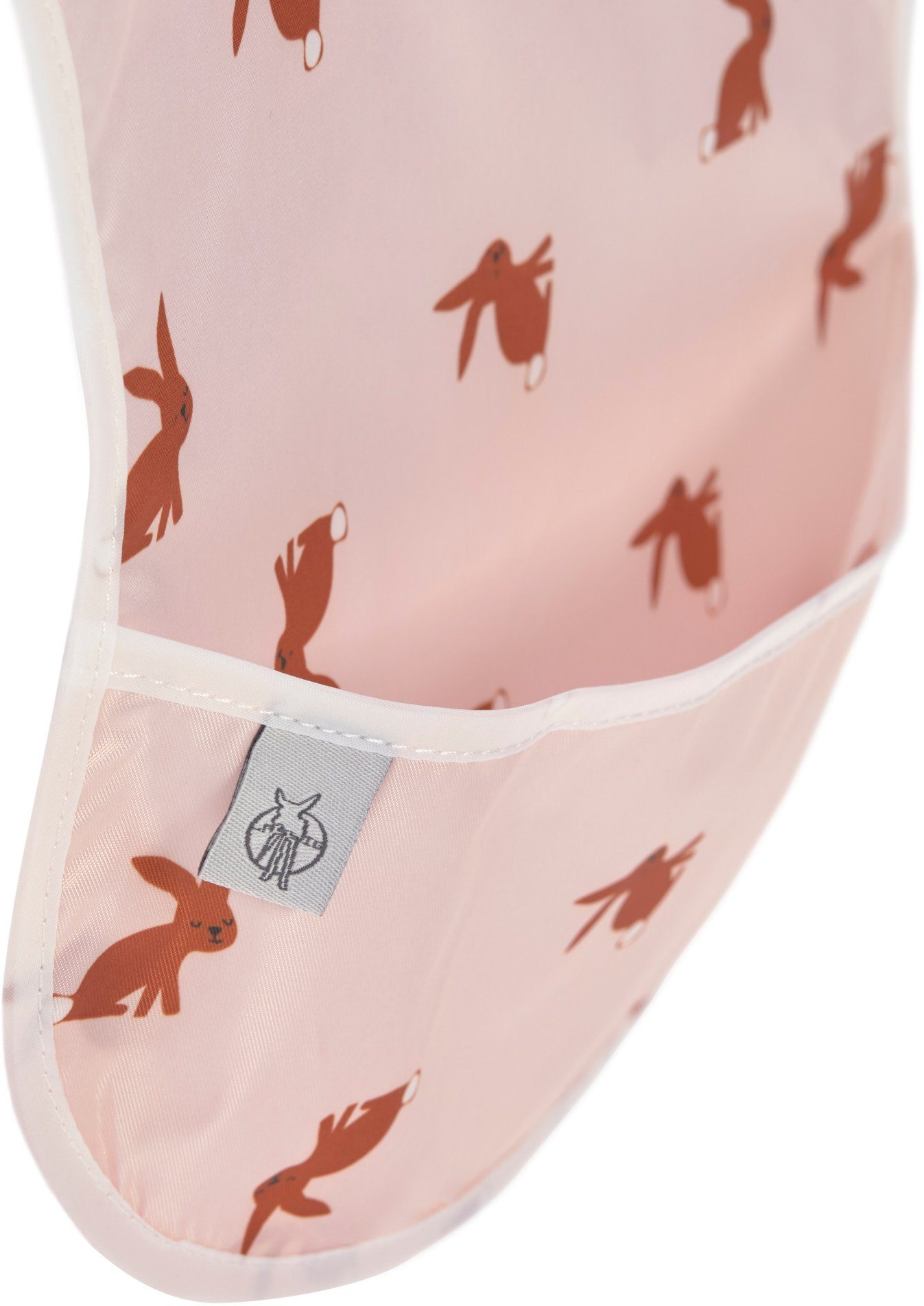 LÄSSIG Lätzchen Little Forest, Hase, (Set, 2-St), m. integriertem Auffangschutz; PETA-approved vegan