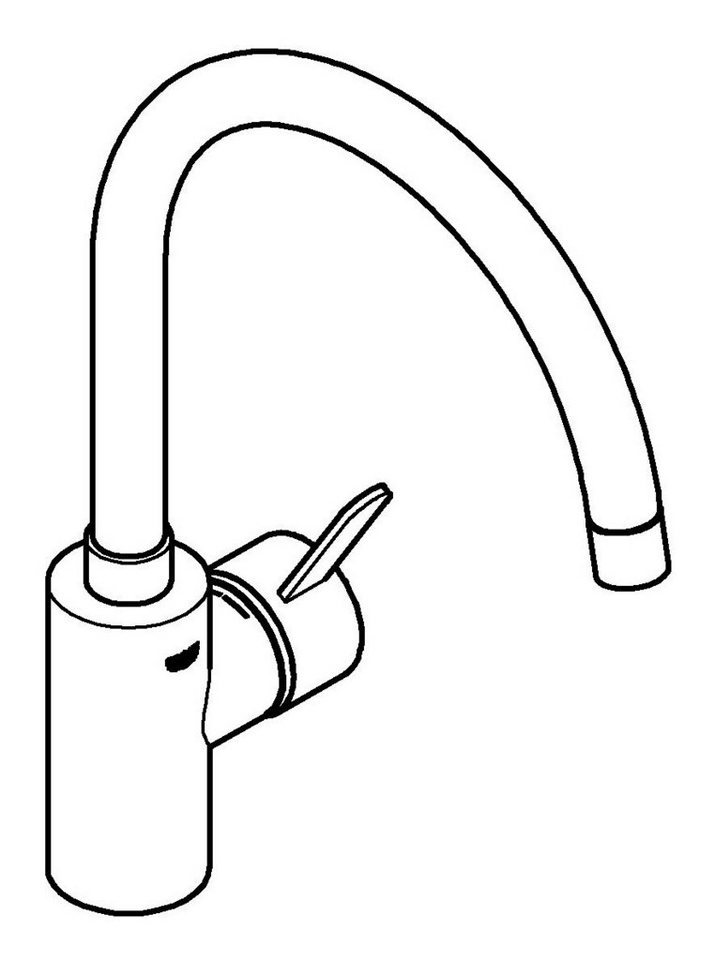 Thumbnail - Grohe Küchenarmatur Eurosmart Cosmopolitan Einhand-Spültischbatterie hoher Auslauf