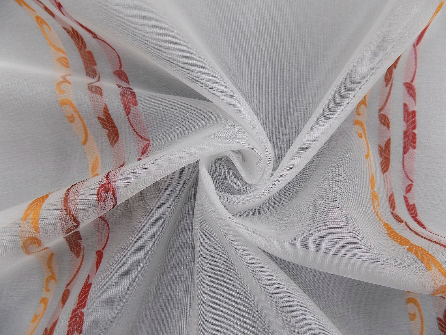 Wirth Gardine Chloé (1 St), Ösen, halbtransparent, Fertigstore mit Ösen (4 cm) nach Maß