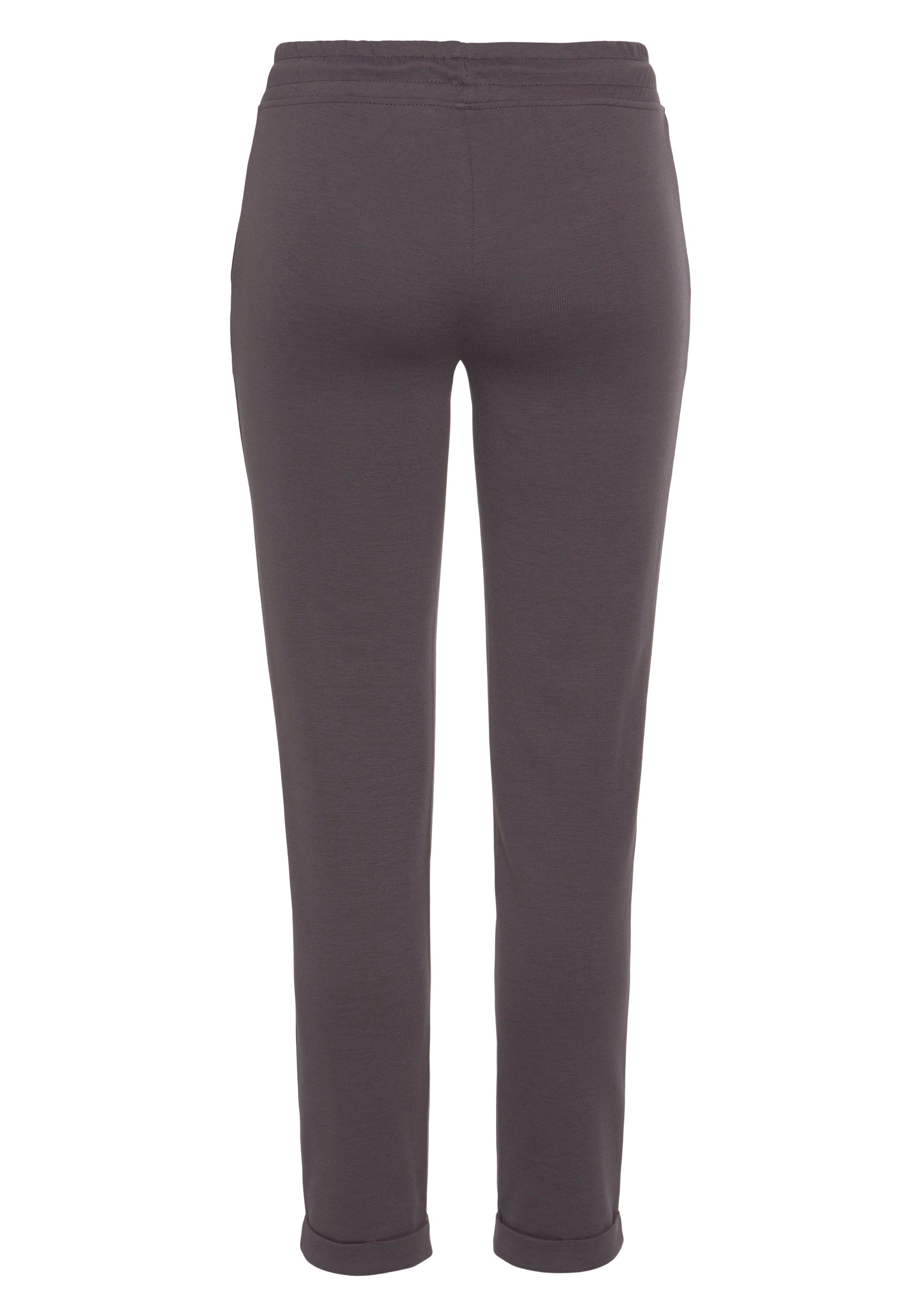 H.I.S Sweathose Schlupfhose mit kleinem Aufschlag am Saum, Loungewear – Bild 4 von 5