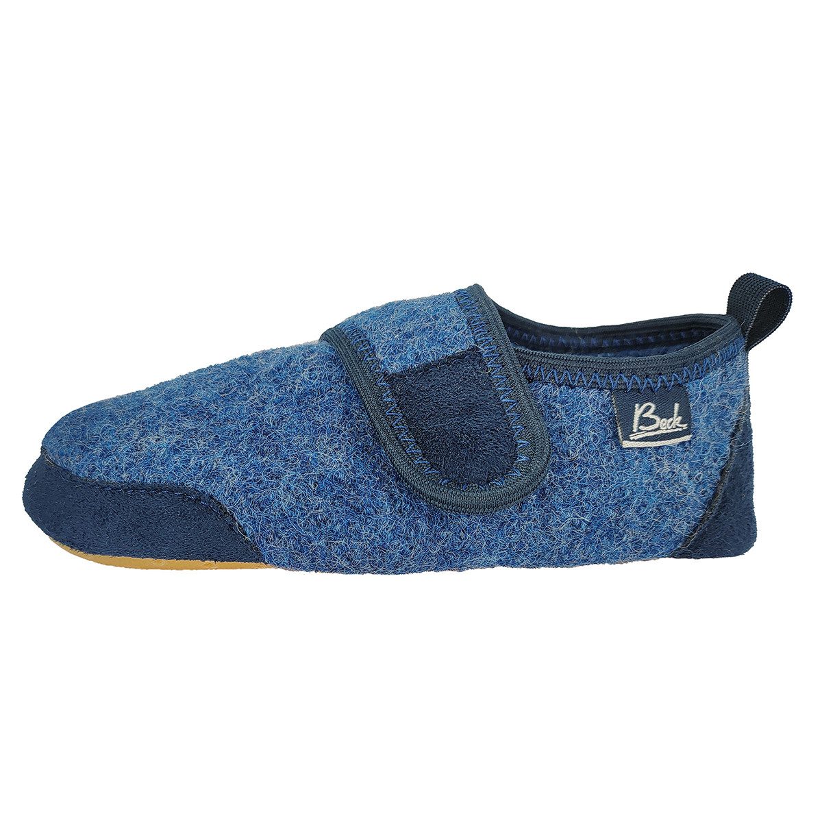 Beck BECK-BUDDIES cosy - aus Schurwolle mit atmungsaktiver Sohle Hausschuh