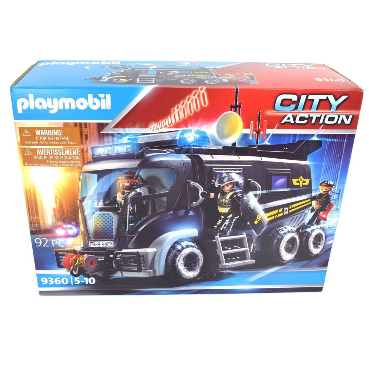Playmobil® Playmobil 9360 Polizei SEK-Truck 92tlg. Spielbausteine, (92 St., 9360)
