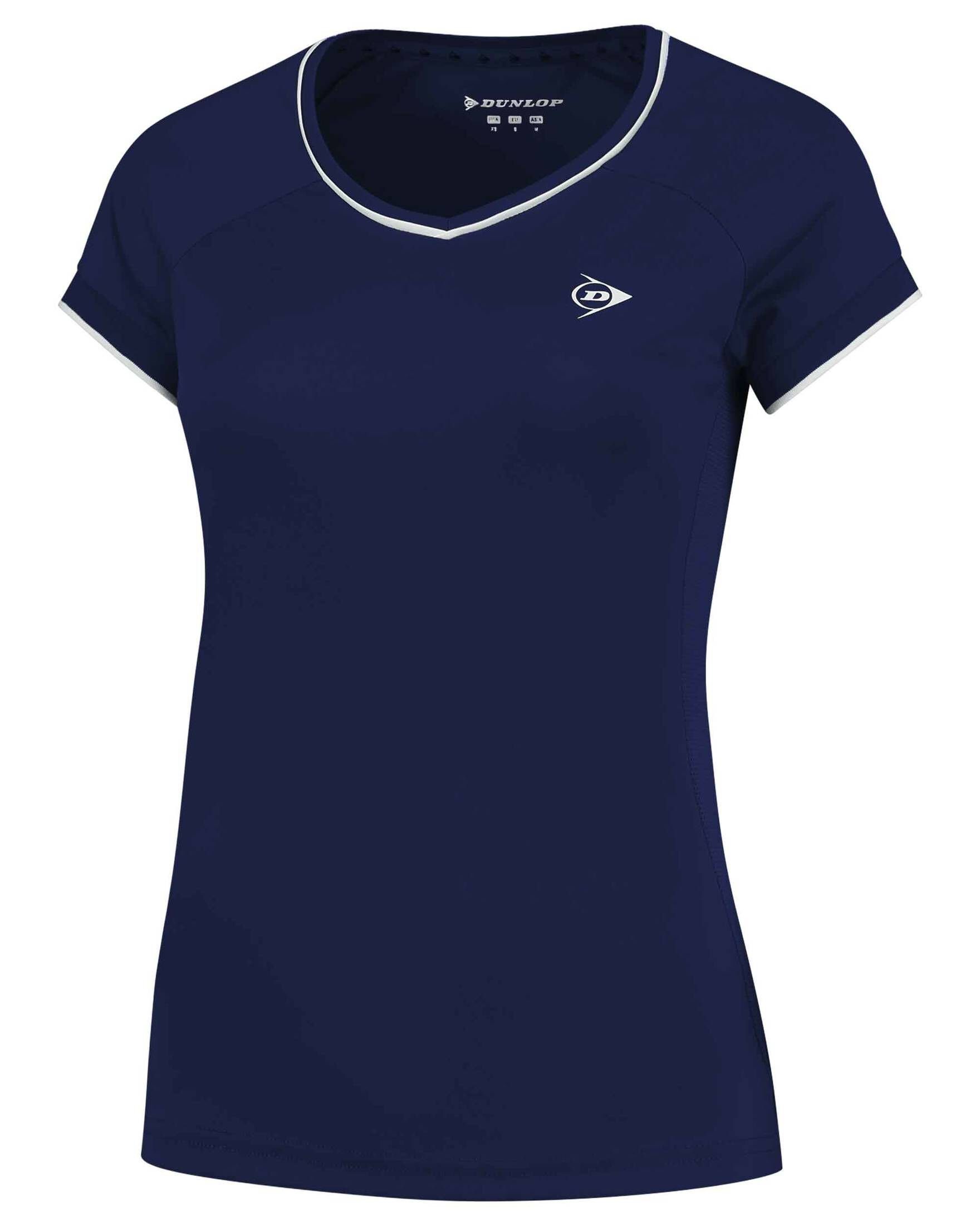TEE Tennisshirt Mädchen Tennisshirt GIRLS Dunlop CLUB LINE