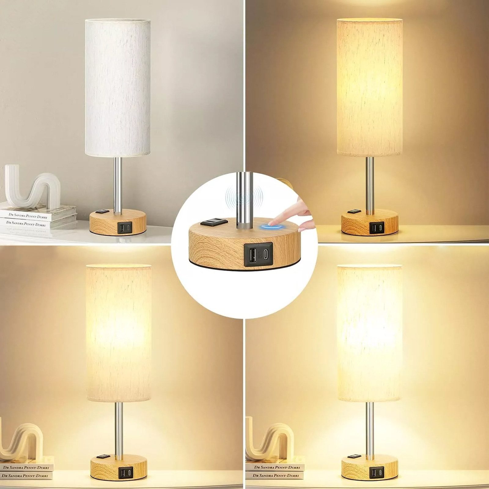 MODFU LED Tischleuchte Dimmbares Tischlicht Nachtlicht günstig online kaufen