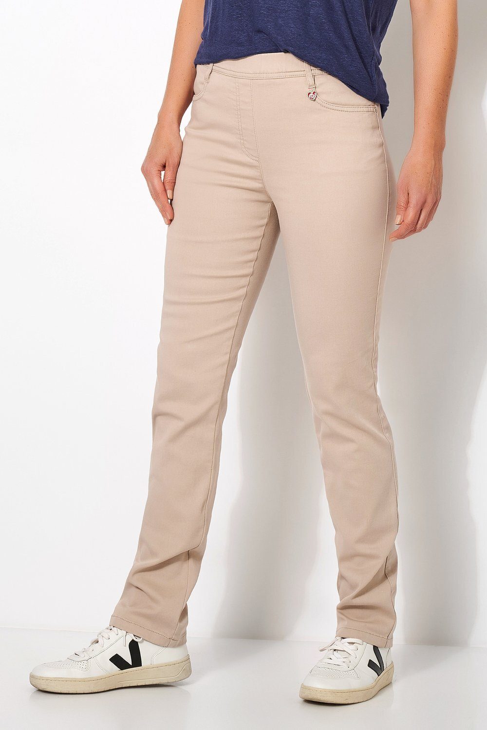 Schlupfbund by - mit sehr Schlupfhose 731 bequemem hellbeige Relaxed TONI Alice