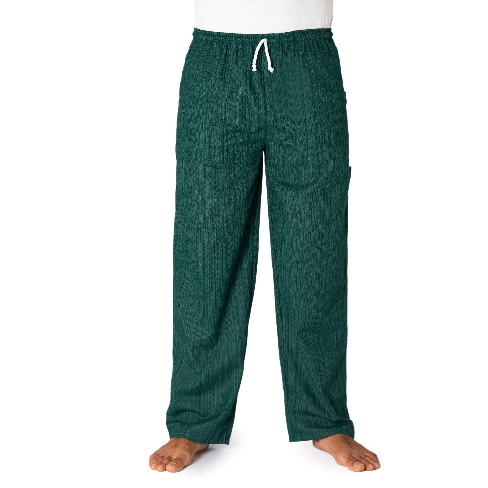 Stoffhose Bundhose Lini bequeme Unisex Stoffhose aus 100% Baumwolle für Damen