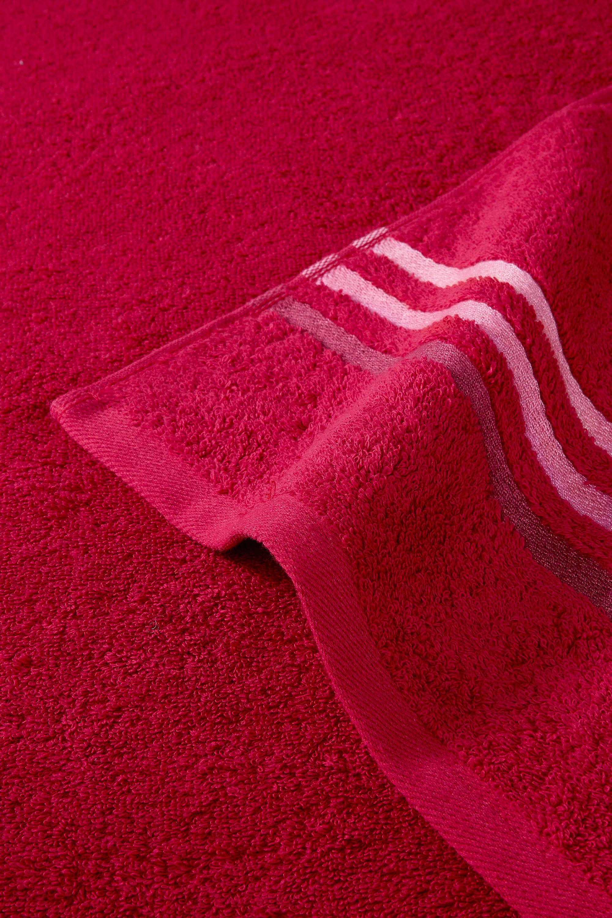 Skyline Color MADE Baumwolle, aus by mit OEKO-TEX®-zertifiziert IN kuschelweicher Frottier eleganter Set Handtücher Schiesser im GREEN Streifenbordüre, (4-St), 4er