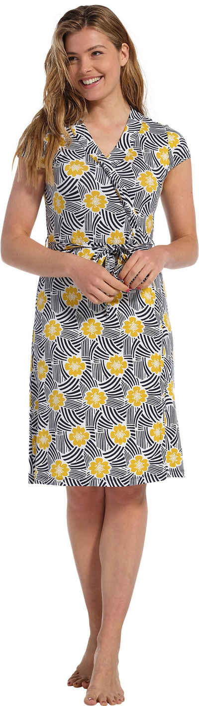 Pastunette Sommerkleid Damen Kleid in Wickeloptik (1-tlg) Sommerliches Design