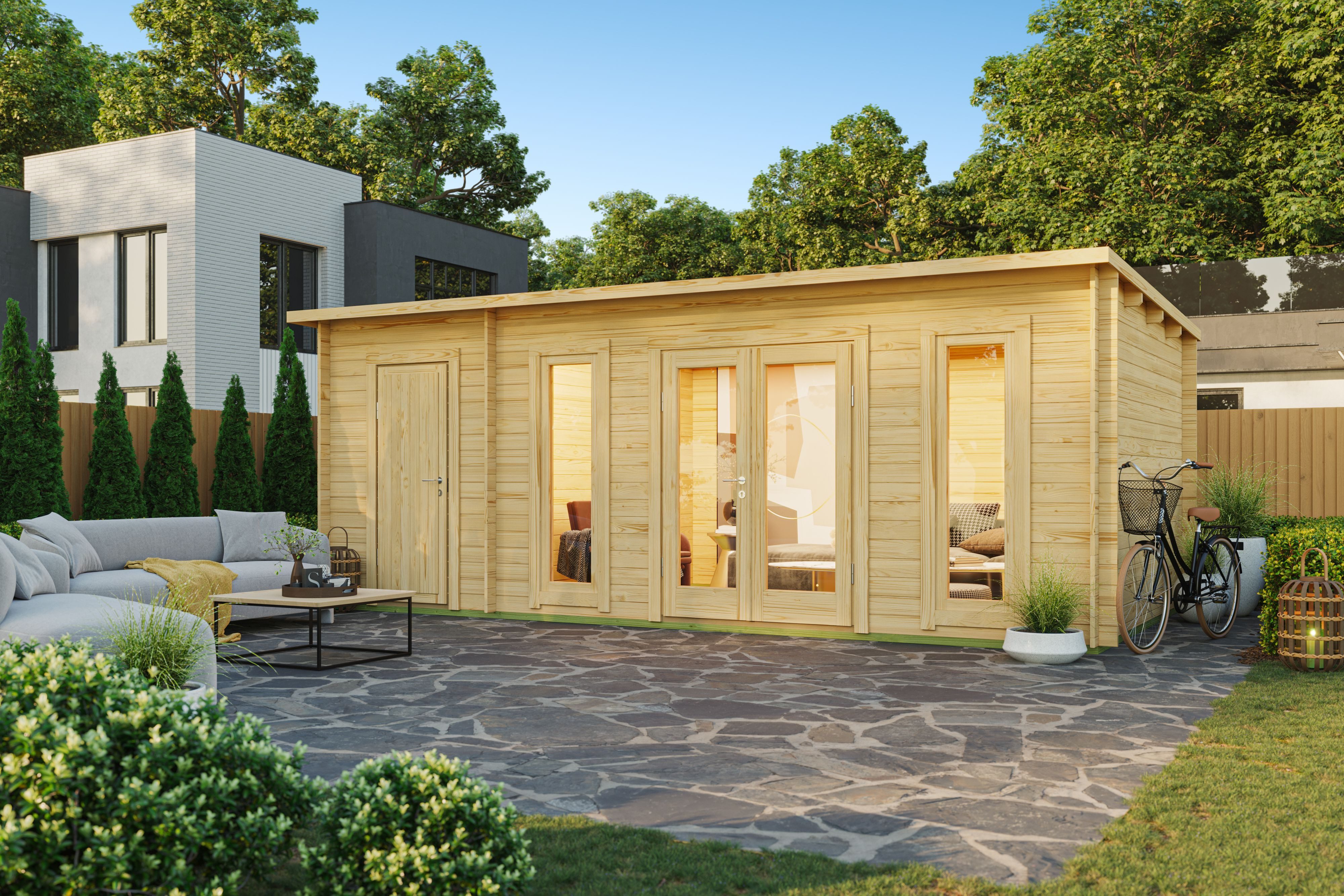 Fjordholz Gartenhaus Mali 28 B günstig online kaufen