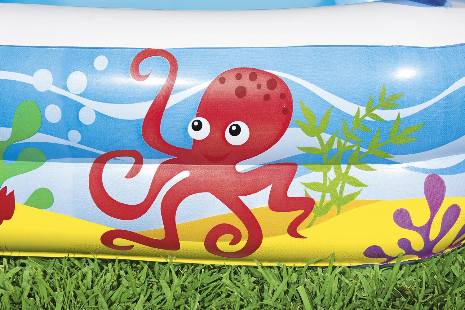 Bestway Planschbecken Beach Buddy™ mit Sonnenschutzdach 140 x 140 x 114 cm, (eckig)