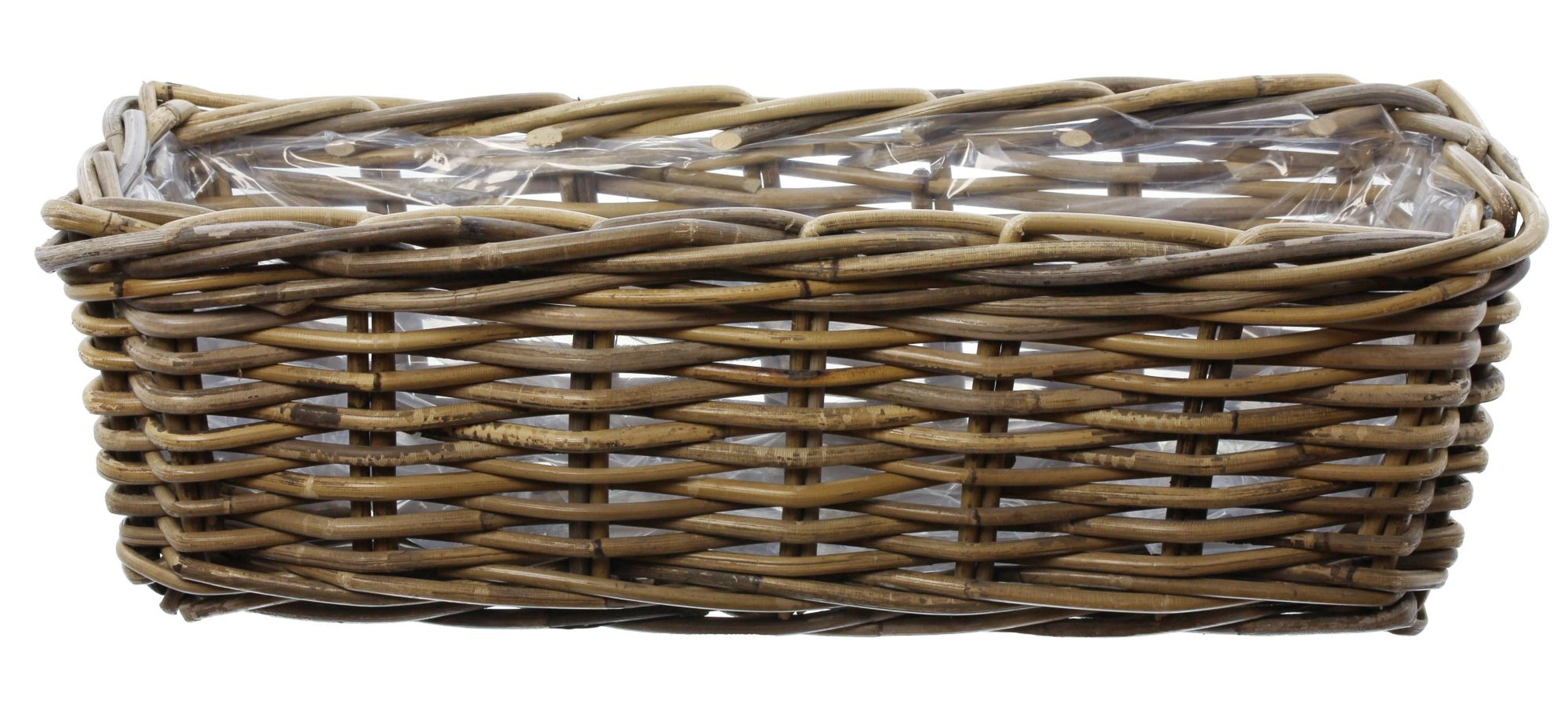 Frank Flechtwaren Blumenkasten Rattan Pflanzkasten Koboo günstig online kaufen