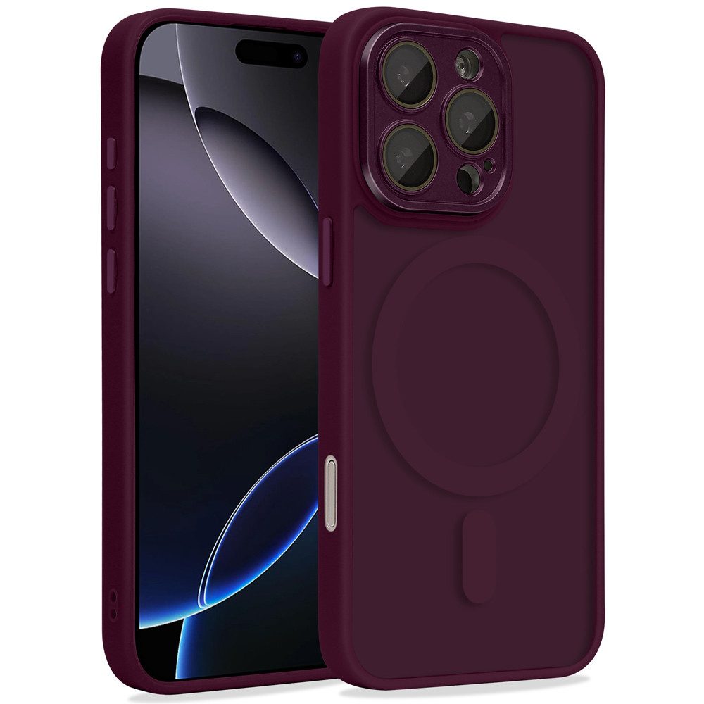 FITSU Handyhülle Schutzhülle für iPhone 16 Pro Hülle mit Kameraschutz Case Handyhülle 6,3 Zoll, Handy Case für iPhone 16 Pro Handyhülle, MagSafe kompatible Hülle