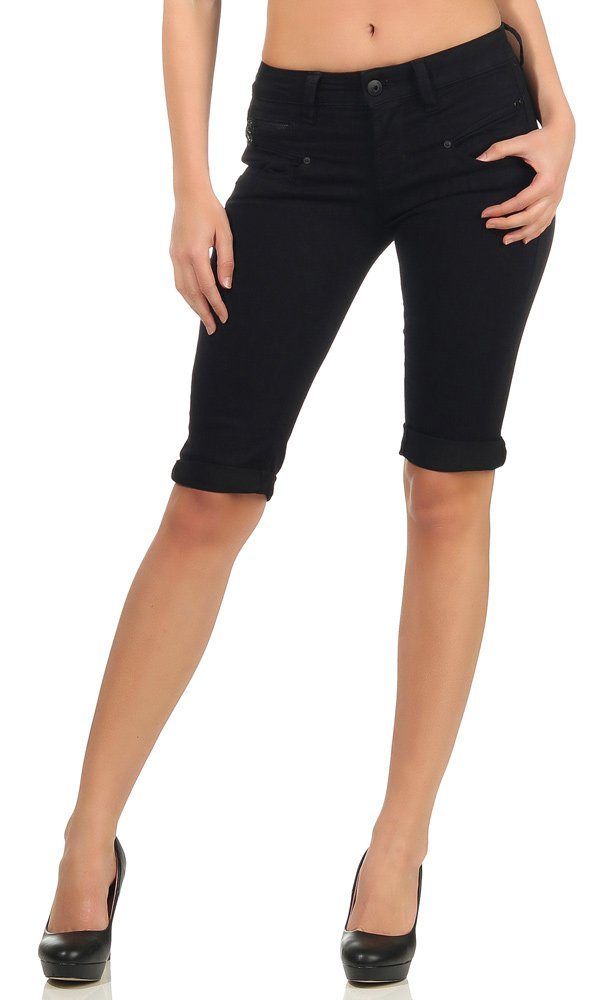 Freeman T. Porter Shorts Belixa Super Stretch black stretch