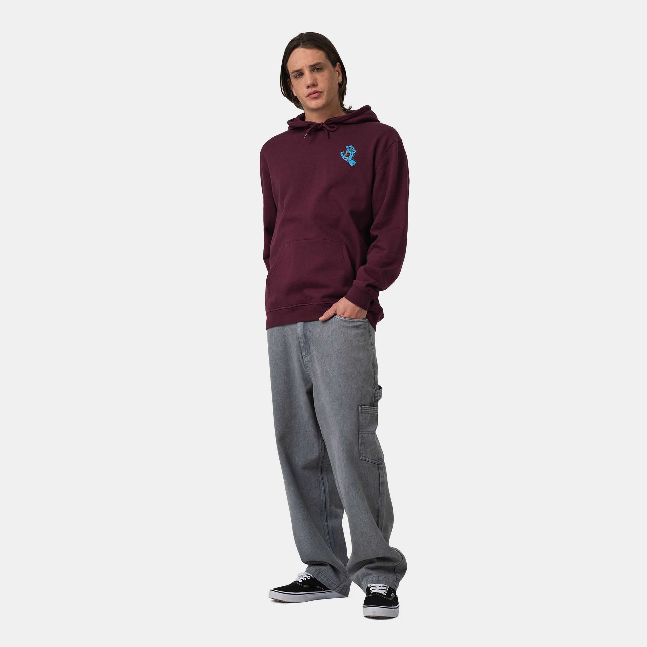Santa Cruz Hoodie SCREAMING HAND CHEST HOOD