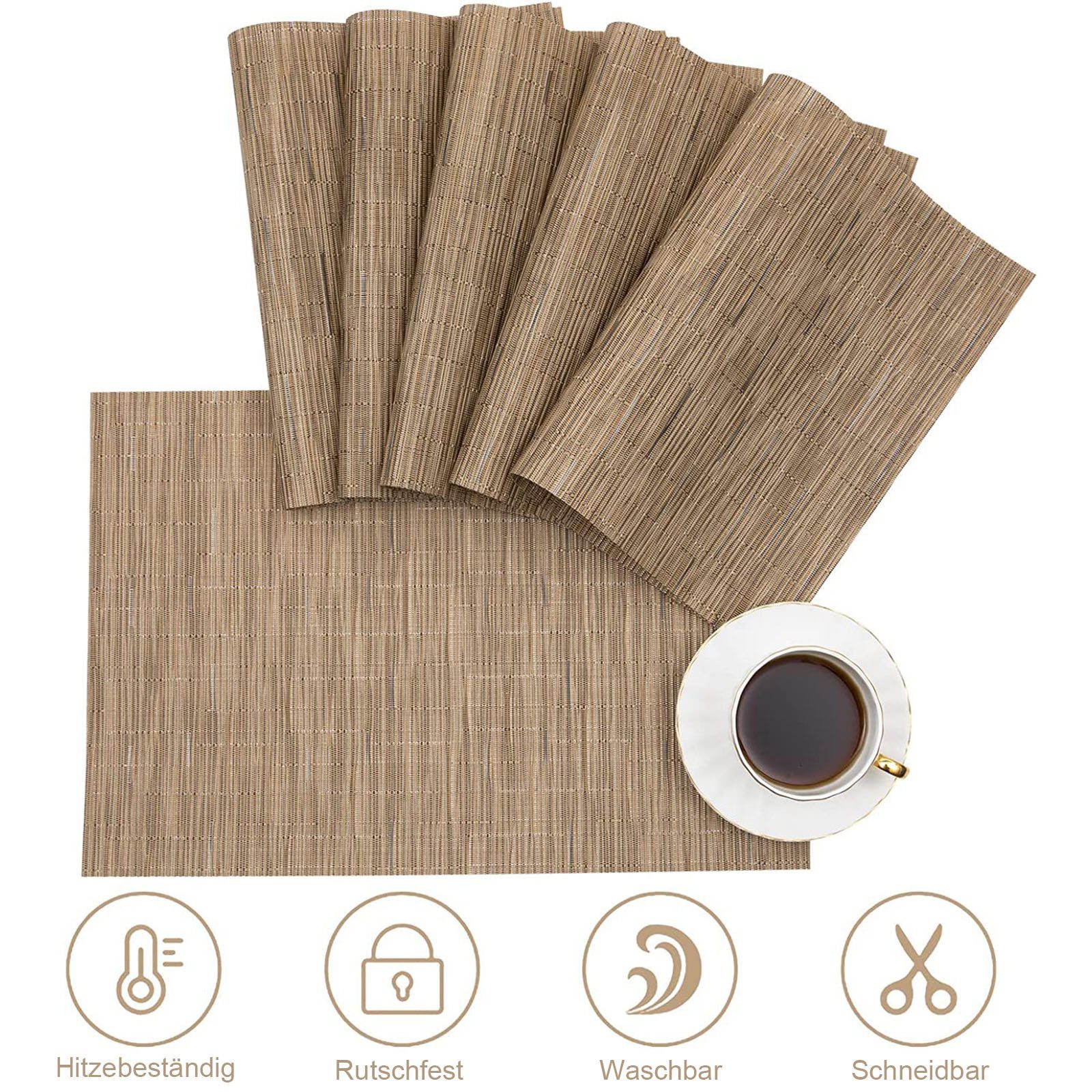 HAUSS SPOLE Platzset Tischsets Platzdeckche Gewebte günstig online kaufen