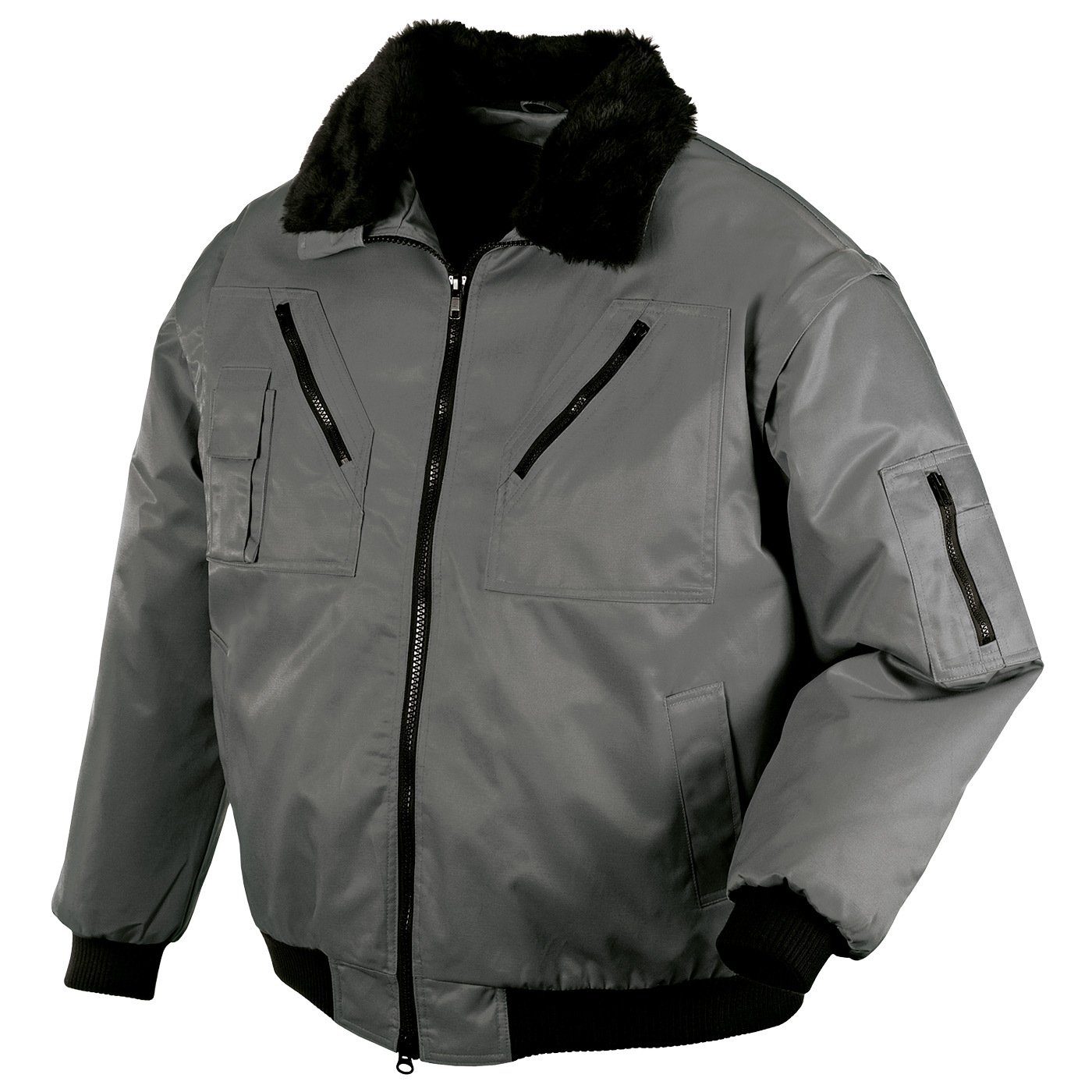 HELE Pilotenjacke Pilotenjacke 4 in 1-Funktion anthrazitgrau OSLO