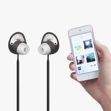 kwmobile 2x Halteband für Samsung Galaxy Buds2 Pro Headphones Headset-Halterung, (1-tlg., Kopfhörer Halter Band Strap in Schwarz Dunkelblau)