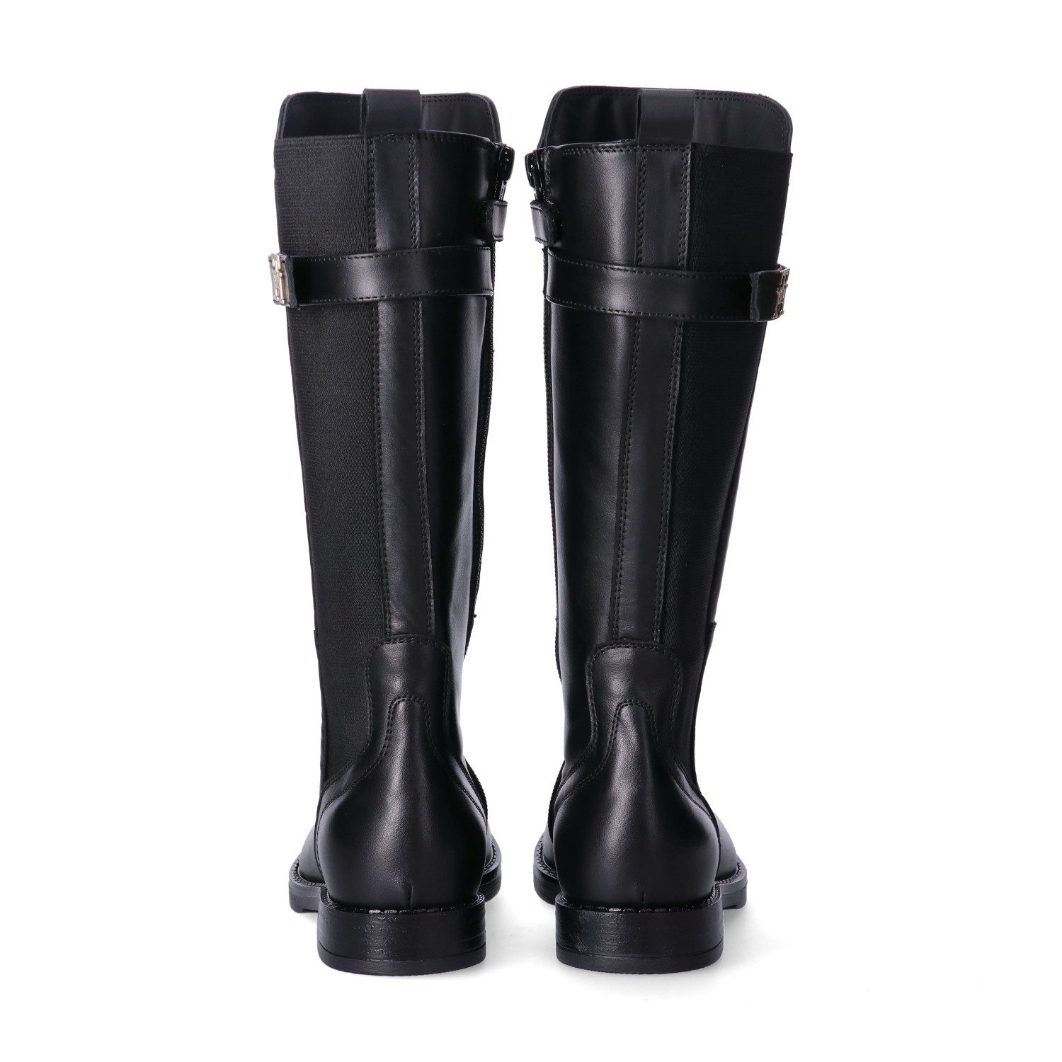 Tommy Hilfiger Stiefel Langschaftstiefel, mit Stretcheinsatz und Innenreißverschluss