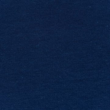 SCHÖNER LEBEN. Stoff Sweatstoff kuschelweich uni jeansblau 1,50m Breite, allergikergeeignet