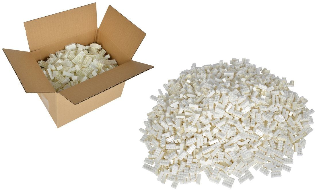 SIMBA Konstruktionsspielzeug Bausteine Blox 500 Teile 8er weiß 104118930 Конструктора