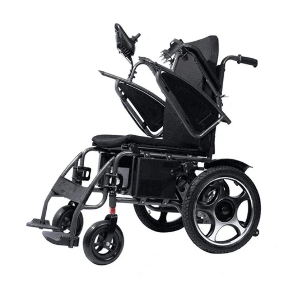 Antar Elektrorollstuhl Komfort-Rollstuhl mit Begleitsteuerung, faltbar