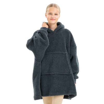 HOMELEVEL Kapuzensweatshirt Kinder Fleece Hoodie Pullover - Pulli mit Kapuze - Kuschelpullover (1-tlg)