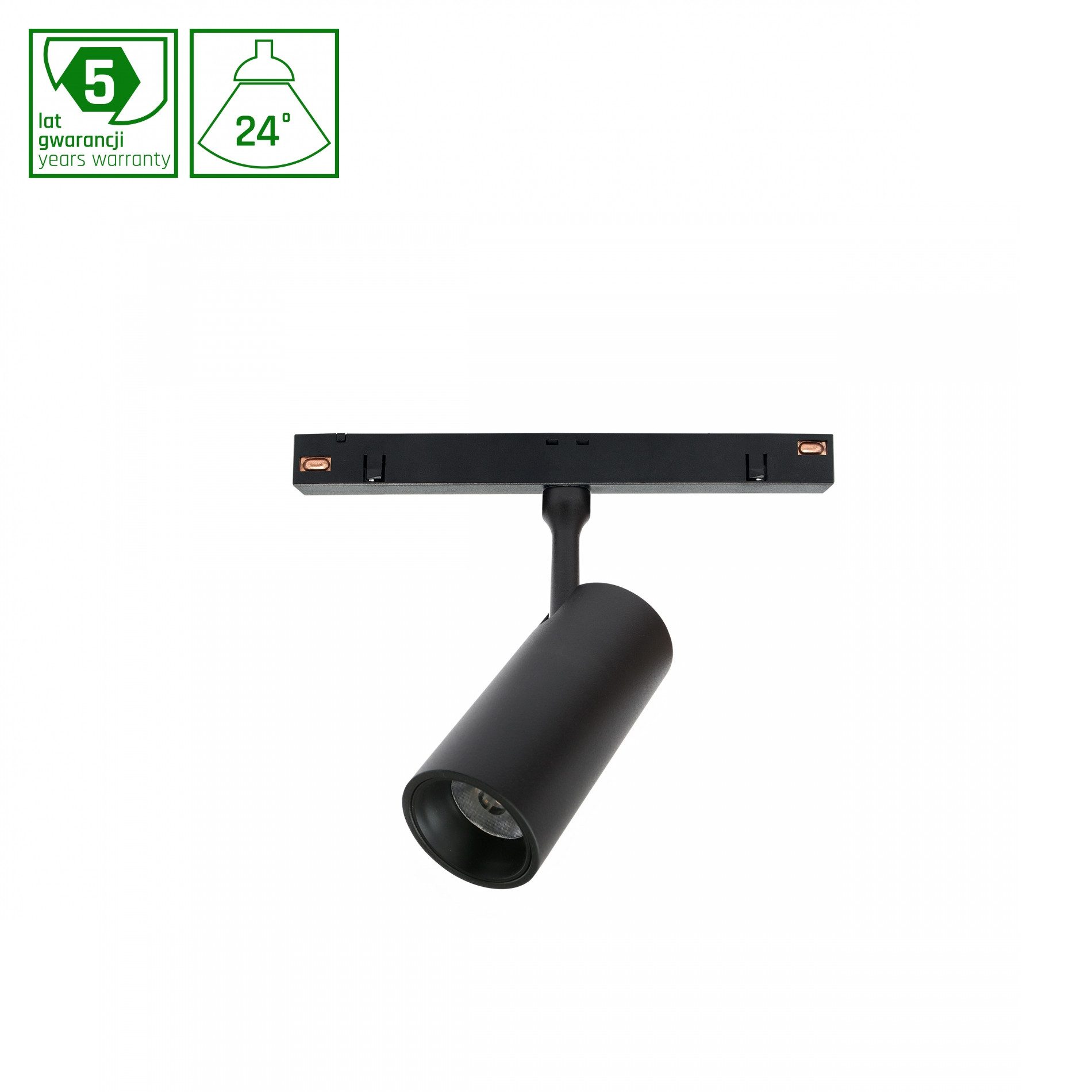 spectrum LED Schienensystem-Leuchten LED SYSTEM Shift Spot S 6W 48V Schienensystem 24° 555lm Warmweiß 3000K, 14.2 cm, 48V Schienensystem