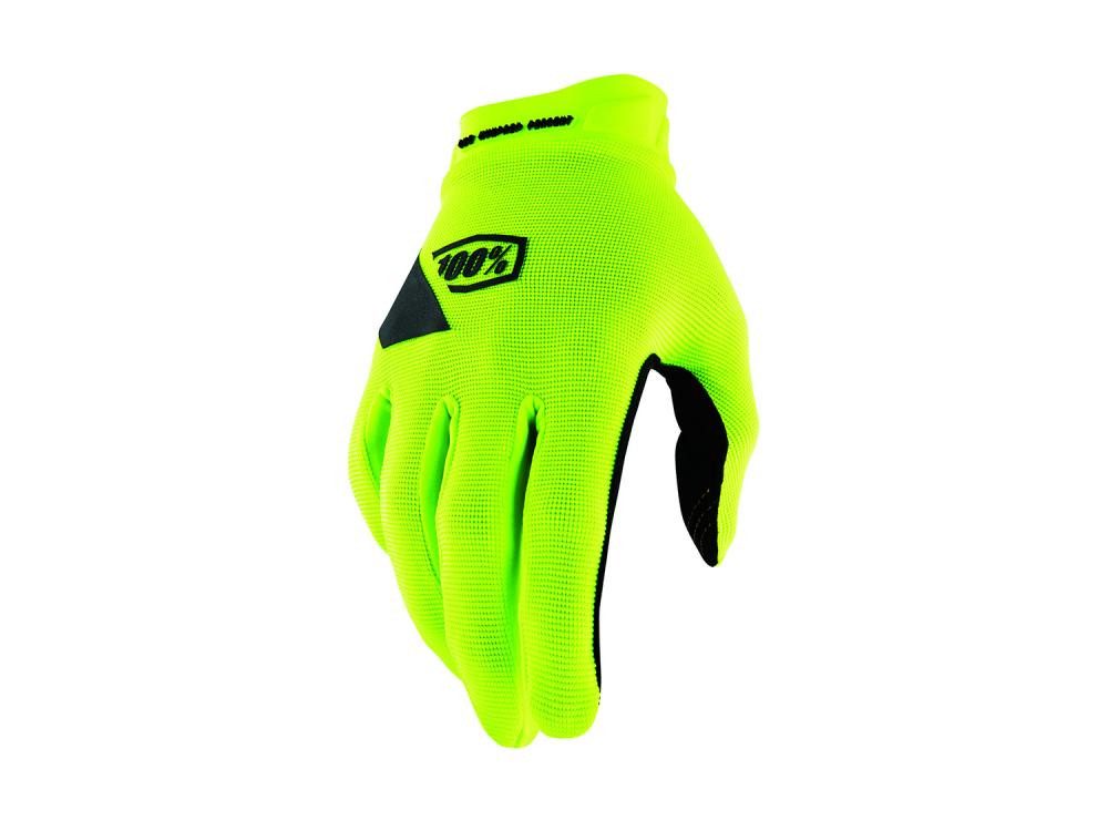 100% Fahrradhandschuhe 100% Ridecamp Gel Gloves fluo gelb L