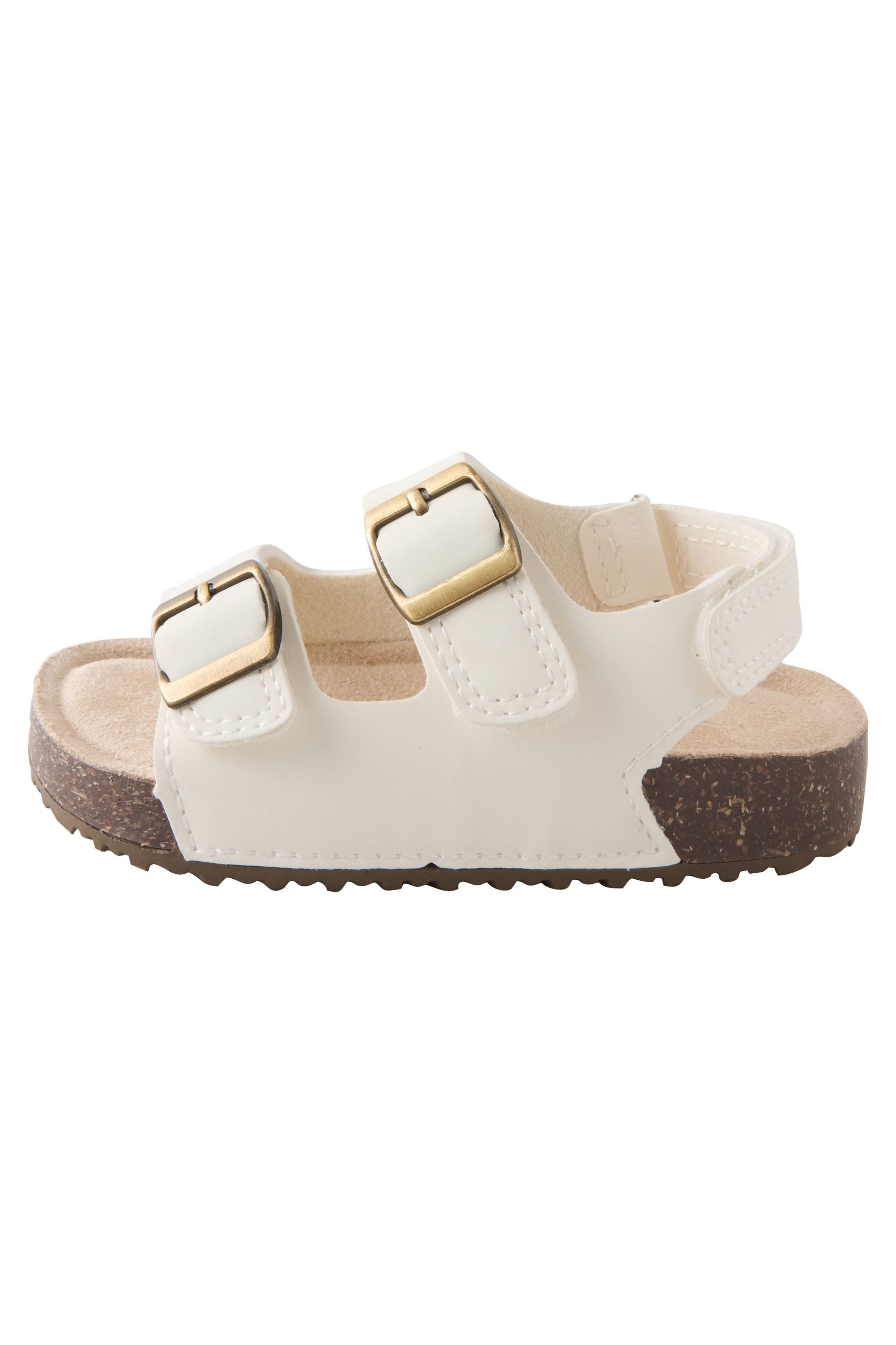 Next Sandalen mit zwei schmalen Riemchen + Kork-Fußbett Sandale (1-tlg)