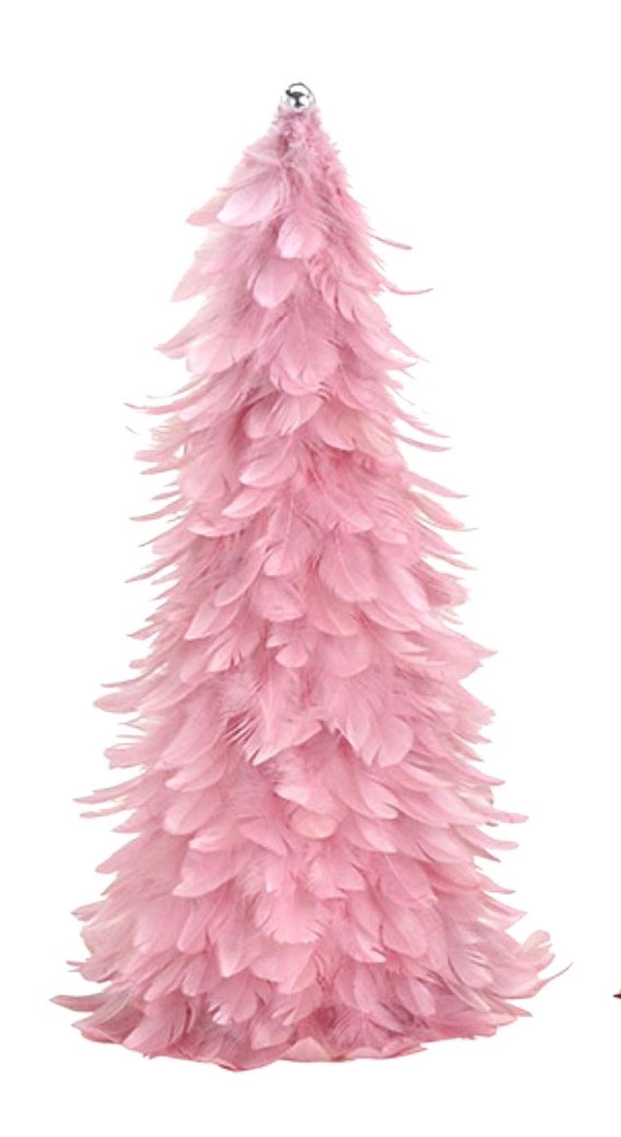 G.Wurm GmbH Künstlicher Weihnachtsbaum Tannenbaum Rosa Pink Feder Weihnachten Modern Klein 40 cm, Tannenbaum, aus Feder