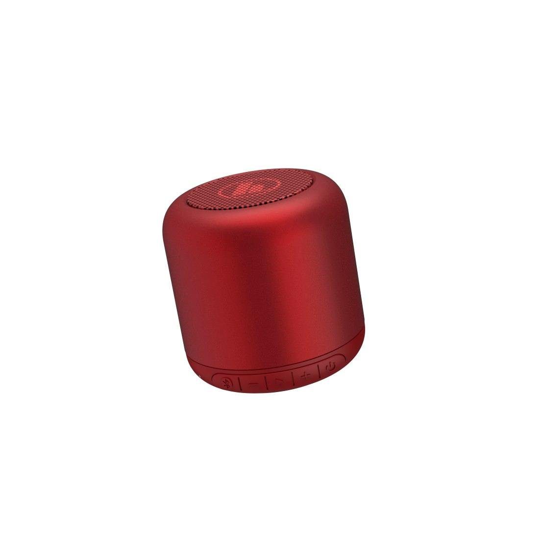 Bluetooth, "Drum (A2DP W (3,5 Freisprecheinrichtung) Aluminiumgehäuse) HFP, knallrot Bluetooth-Lautsprecher Robustes Integrierte Bluetooth, Lautsprecher 2.0" Bluetooth® AVRCP Hama