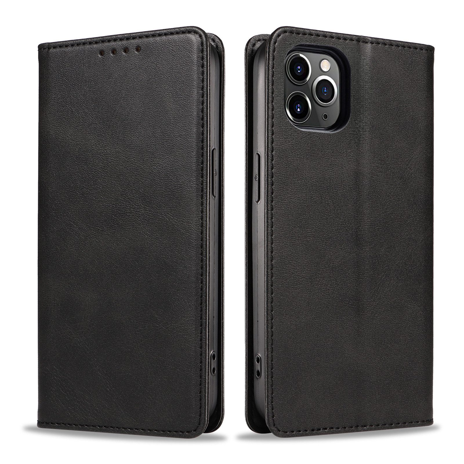 Tec-Expert Handyhülle Tasche Hülle für Apple iPhone 11 Pro Max 6.5 Zoll, 6.5", Cover Klapphülle Case mit Kartenfach Fliphülle aufstellbar