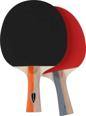 Sunflex Tischtennisschläger Tischtennis Set Pong, Freizeit Bat Racket