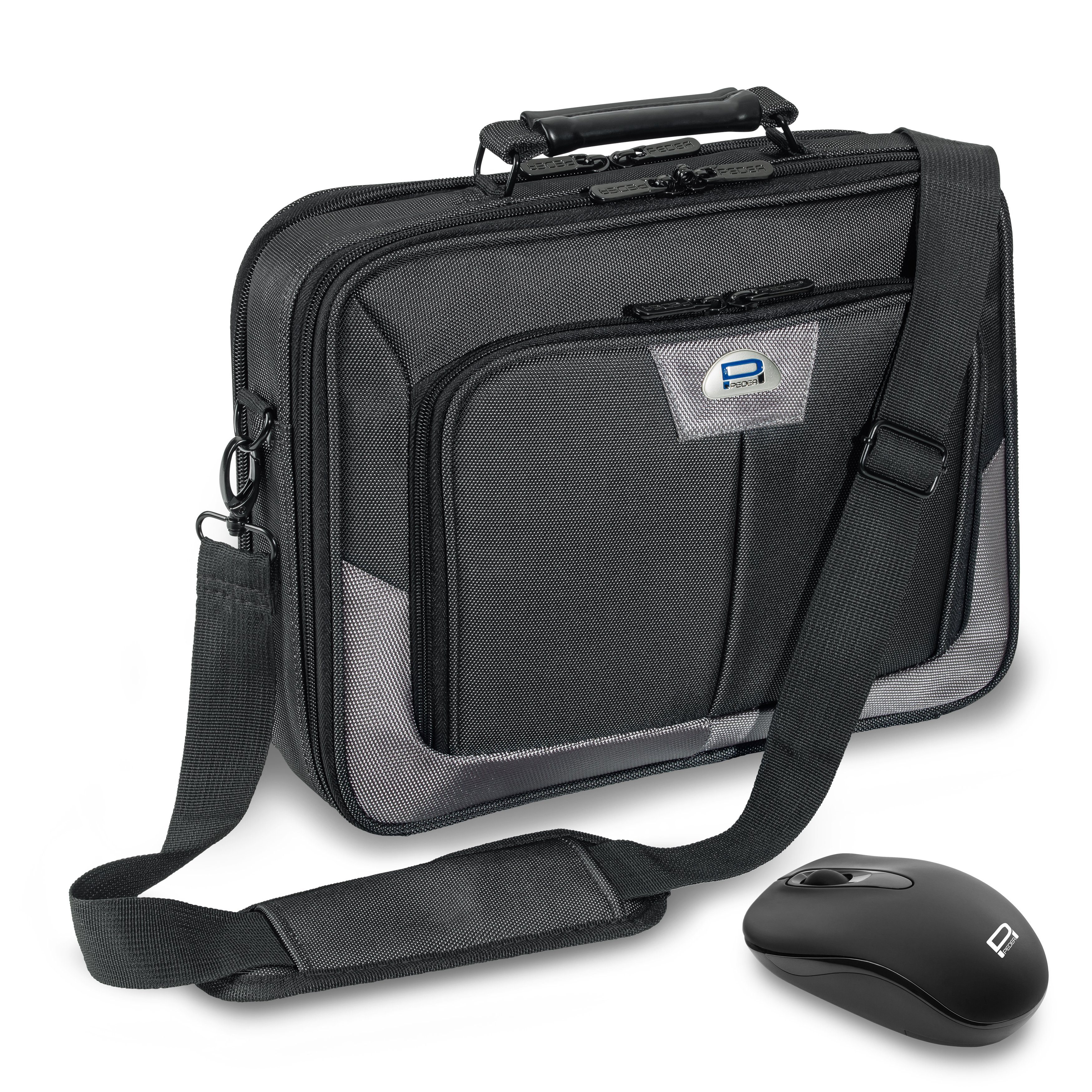 PEDEA Laptoptasche Premium (13,3 Zoll (33,8 cm), mit Funkmaus), stabiler Sc günstig online kaufen