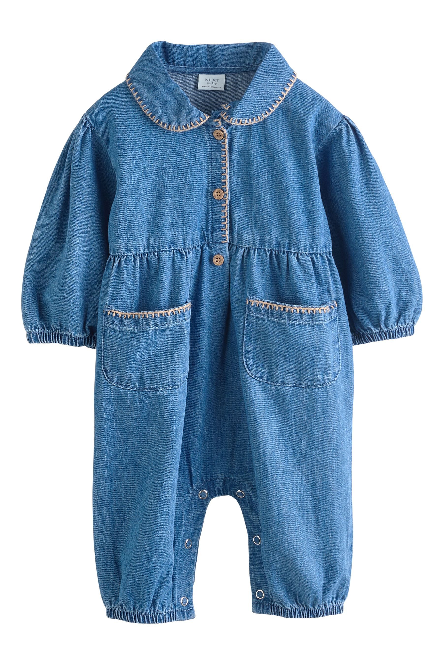 Strampler Baby-Jeansstrampler