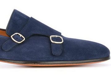 SANTONI SANTONI Monkstrap Loafers Double Monk Doppelmonk Schuhe Slippers Slip- Sneaker