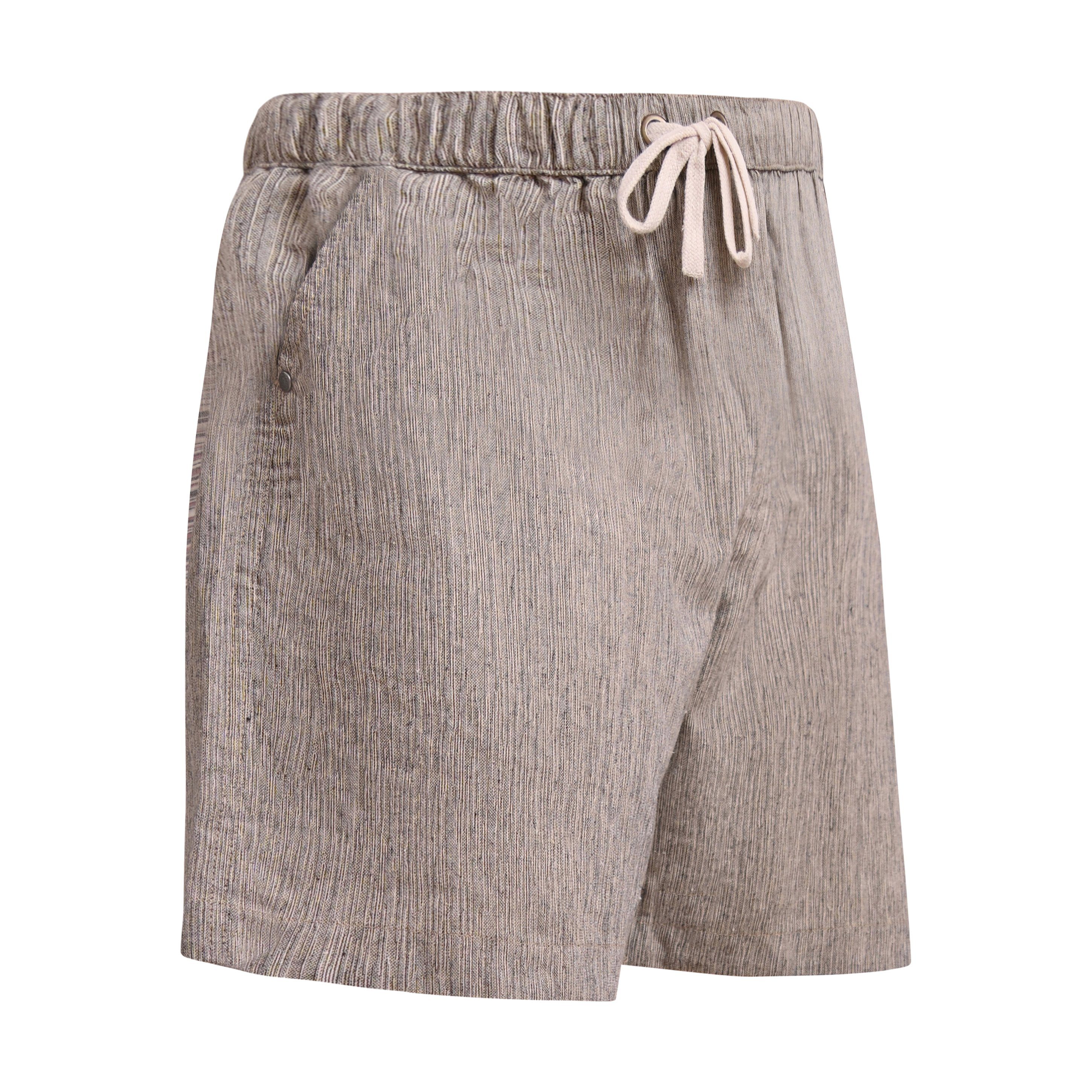 virblatt Shorts Kurze Hose Herren, Baumwolle, Sommerhose Herren Shorts Hippie 2 Eingriffstaschen