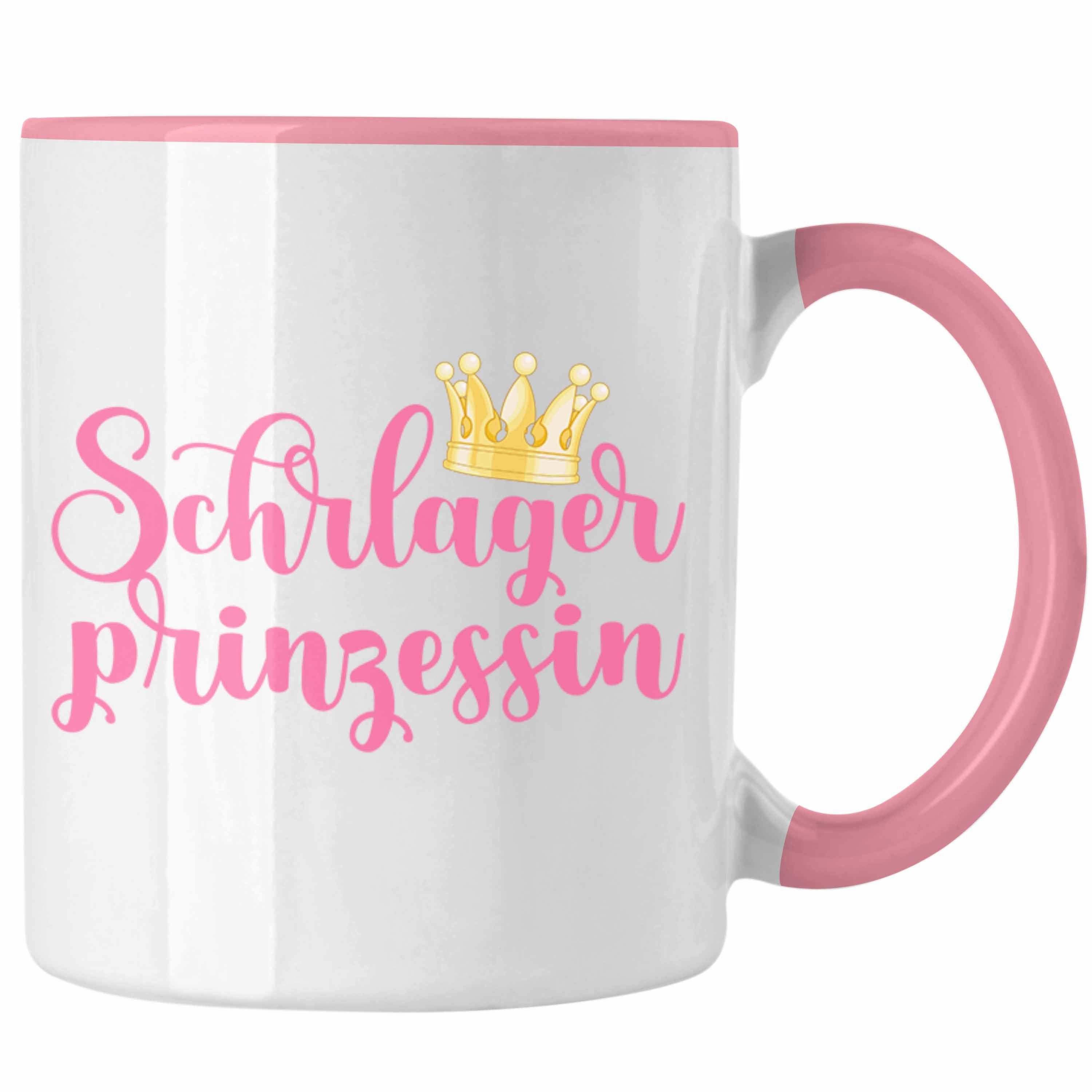 Rosa Schlager Tasse Fan Tasse Musik Schlagerprinzessin Geschenk Trendation Geschenkidee
