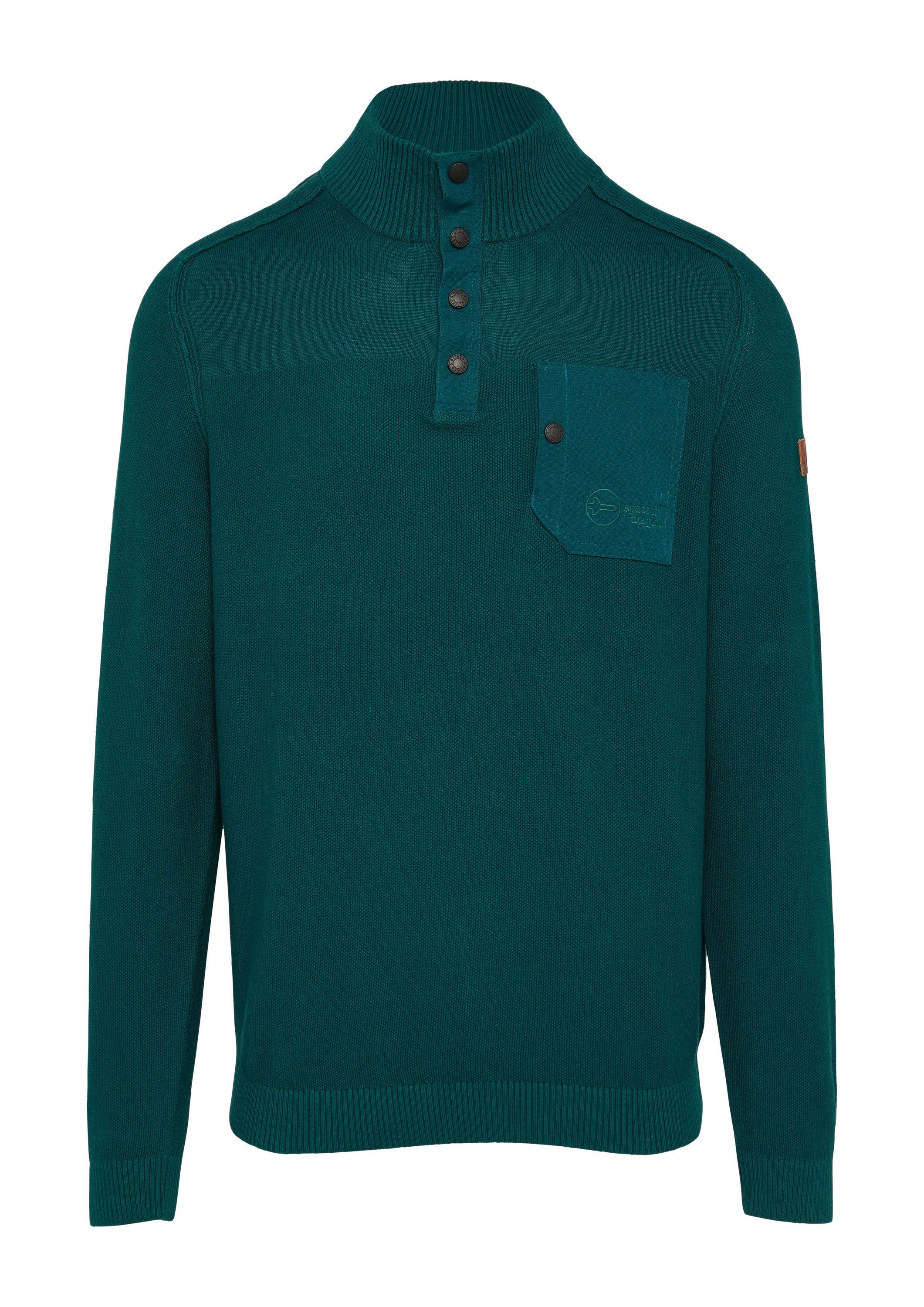 s.Oliver Longpullover Strickpullover Sportiver Strick-Troyer im Fabricmix günstig online kaufen