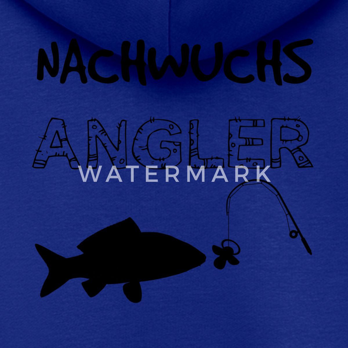 Spreadshirt Hoodie Nachwuchs Angler Angel Geschenk Zur Geburt Angler Kinder Premium Hoodi (1-tlg)