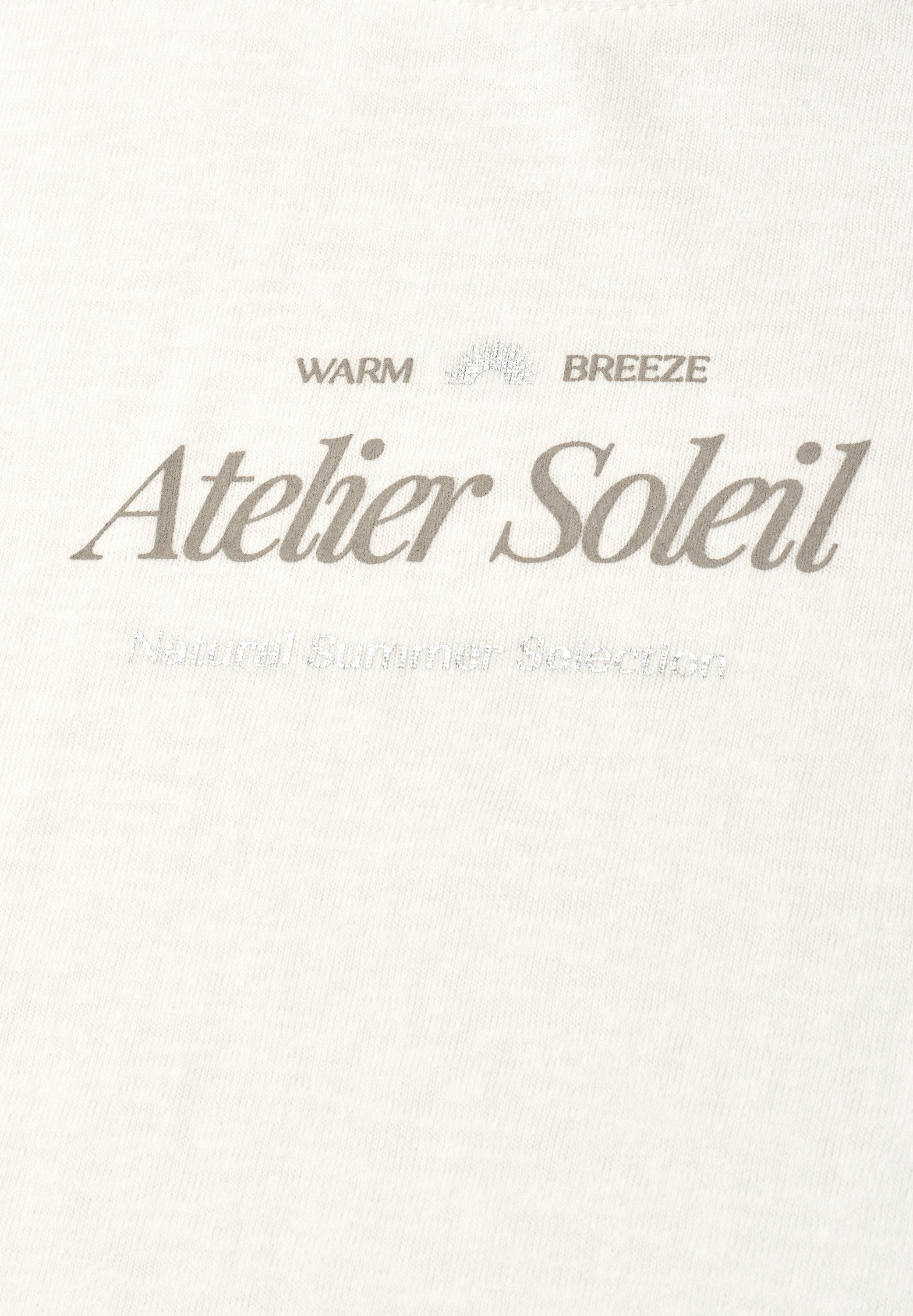 STREET ONE T-Shirt in Leinen-Optik – Bild 5 von 5