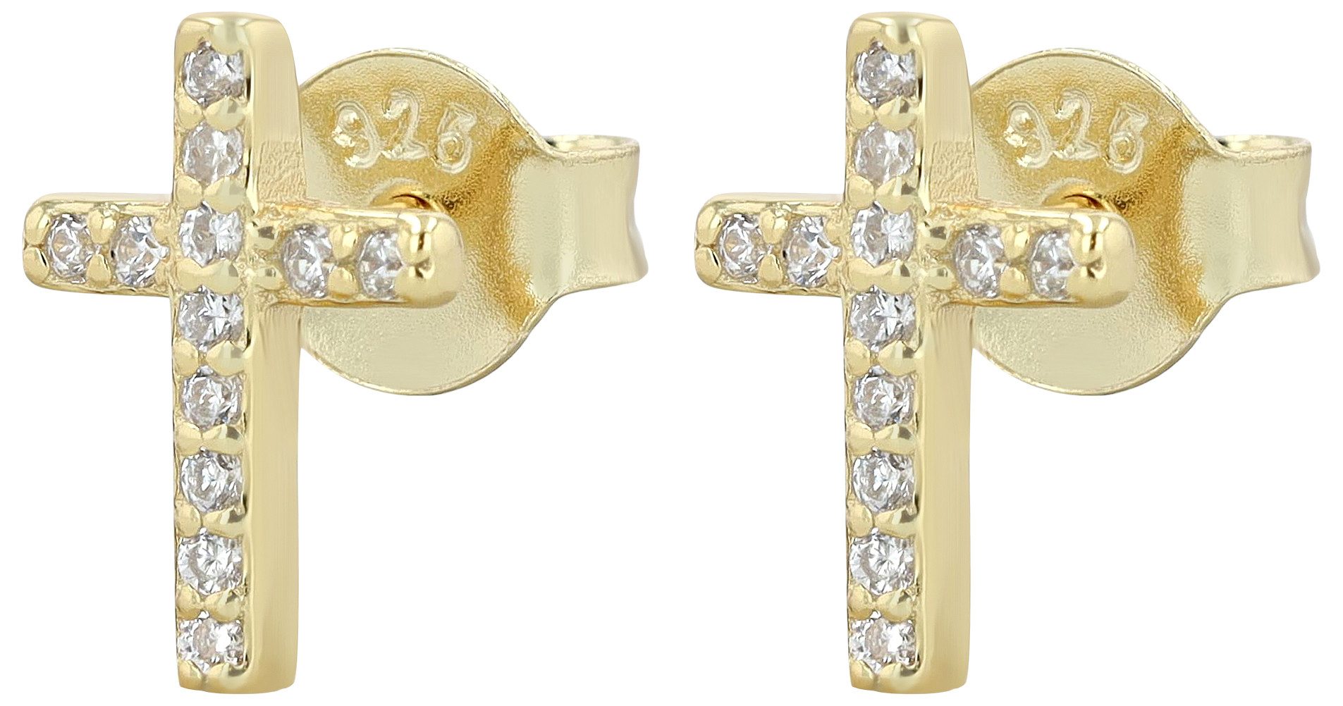AKZENT Ohrring-Set Kira Ohrstecker, Kreuz, 925/- günstig online kaufen